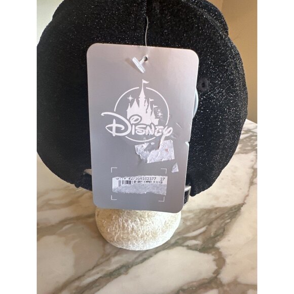 NWT Disney Ursula "Boss Witch" Black Glitter Hat Adjustable - Picture 4 of 7